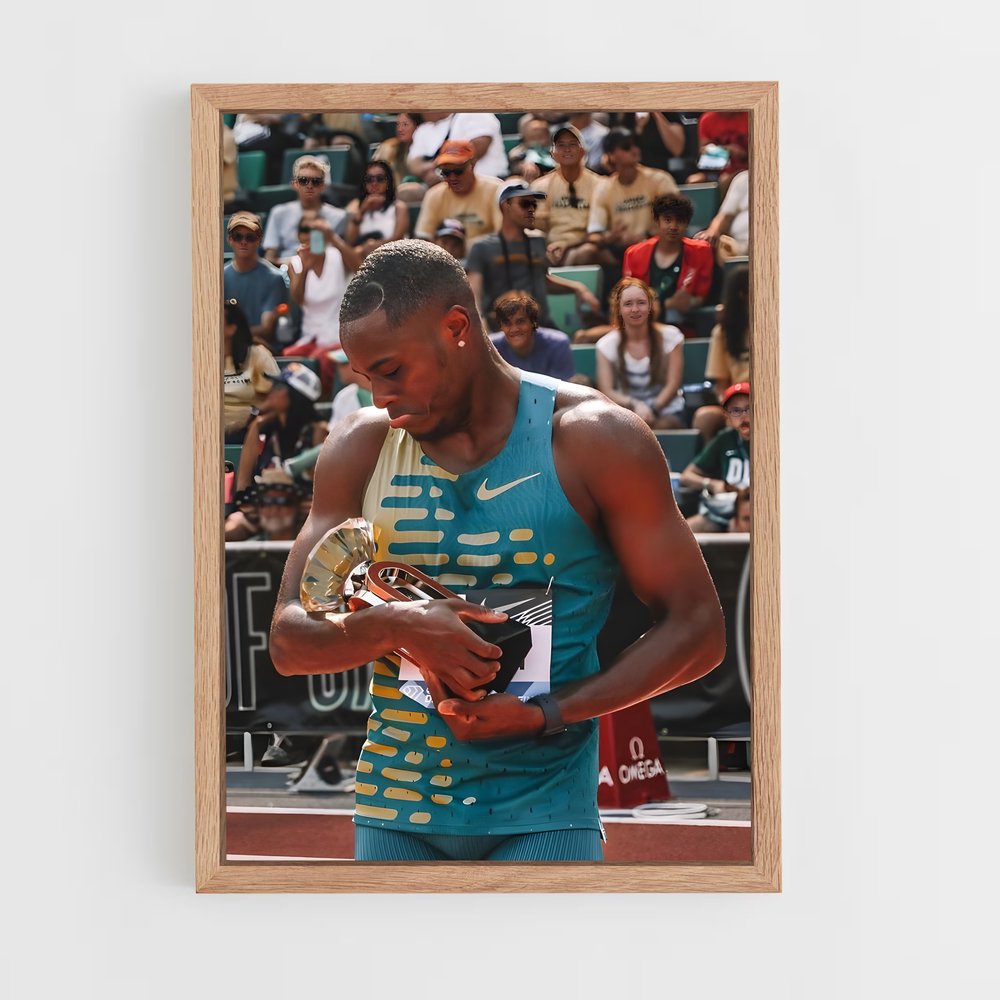 Poster Vainqueur Éblouissant – affiche Athlétisme (vue 4)